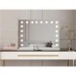 Antwan Mirror   31.5L x 4.7W x 23.6H 18 Dimmable LED Bulbs With Touch Sensor