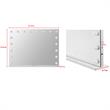 Antwan Mirror   31.5L x 4.7W x 23.6H 18 Dimmable LED Bulbs With Touch Sensor