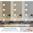Antwan Mirror   31.5L x 4.7W x 23.6H 18 Dimmable LED Bulbs With Touch Sensor