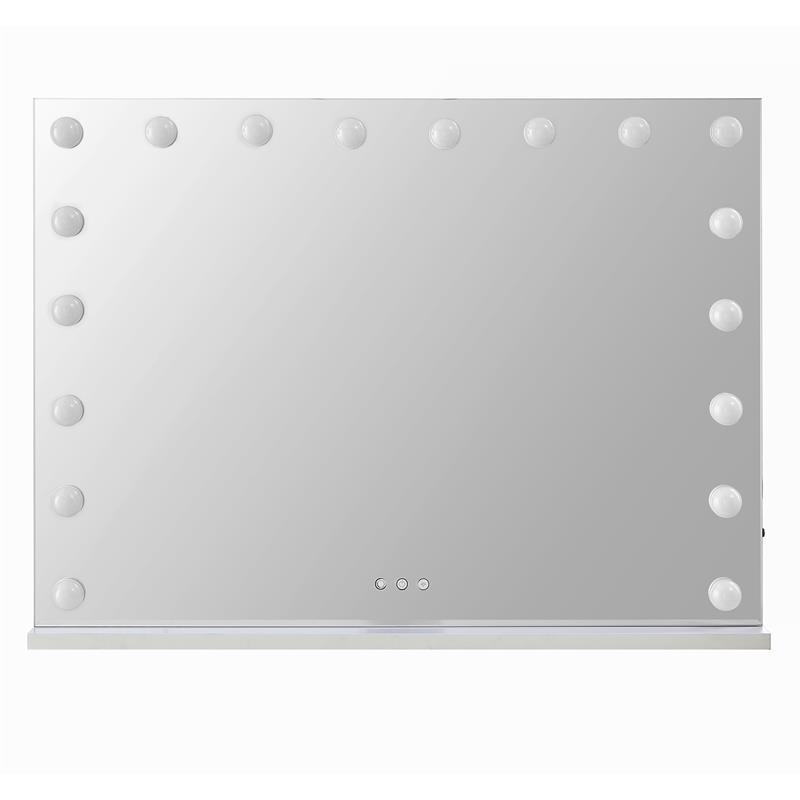 Antwan Mirror   31.5L x 4.7W x 23.6H 18 Dimmable LED Bulbs With Touch Sensor