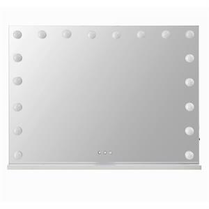 Antwan Mirror   31.5L x 4.7W x 23.6H 18 Dimmable LED Bulbs With Touch Sensor