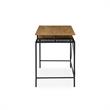 Jaslynn Wooden Desk Natural/Black 43.3L x 21.6W x 30H 1 Storage Drawer