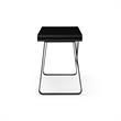Faigy Wooden Desk Black  43.3L x 21.6W x 30H 2 Storage Drawers Geometric Legs