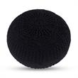 Posh Living Caelyn Cotton Yarn Pouf Black