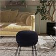 Posh Living Caelyn Cotton Yarn Pouf Black