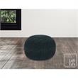 Posh Living Caelyn Cotton Yarn Pouf Green
