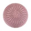 Posh Living Emmaleigh Cotton Yarn Pouf Blush