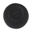 Posh Living Emmaleigh Cotton Yarn Pouf Dark Grey