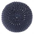 Posh Living Emmaleigh Cotton Yarn Pouf Navy