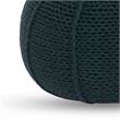 Posh Living Inaya Cotton Yarn Pouf Green
