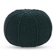Posh Living Inaya Cotton Yarn Pouf Green