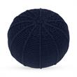 Posh Living Inaya Cotton Yarn Pouf Navy