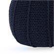 Posh Living Inaya Cotton Yarn Pouf Navy