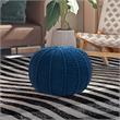 Posh Living Inaya Cotton Yarn Pouf Teal