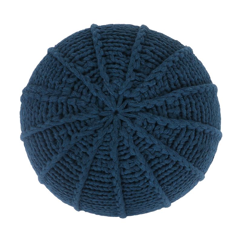 Posh Living Inaya Cotton Yarn Pouf Teal