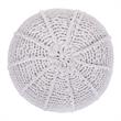 Posh Living Inaya Cotton Yarn Pouf White