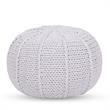 Posh Living Inaya Cotton Yarn Pouf White