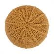 Posh Living Inaya Cotton Yarn Pouf Yellow