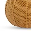 Posh Living Inaya Cotton Yarn Pouf Yellow