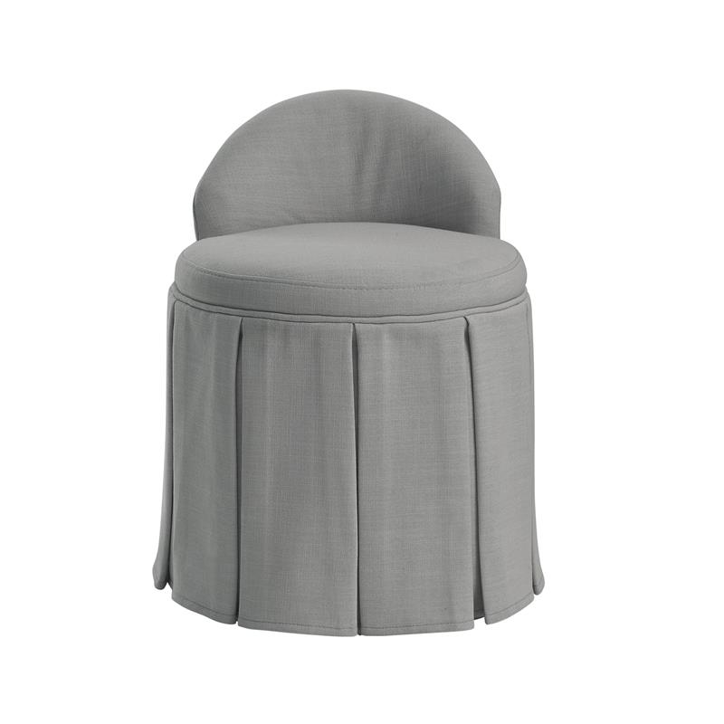 Skirted best sale vanity stool