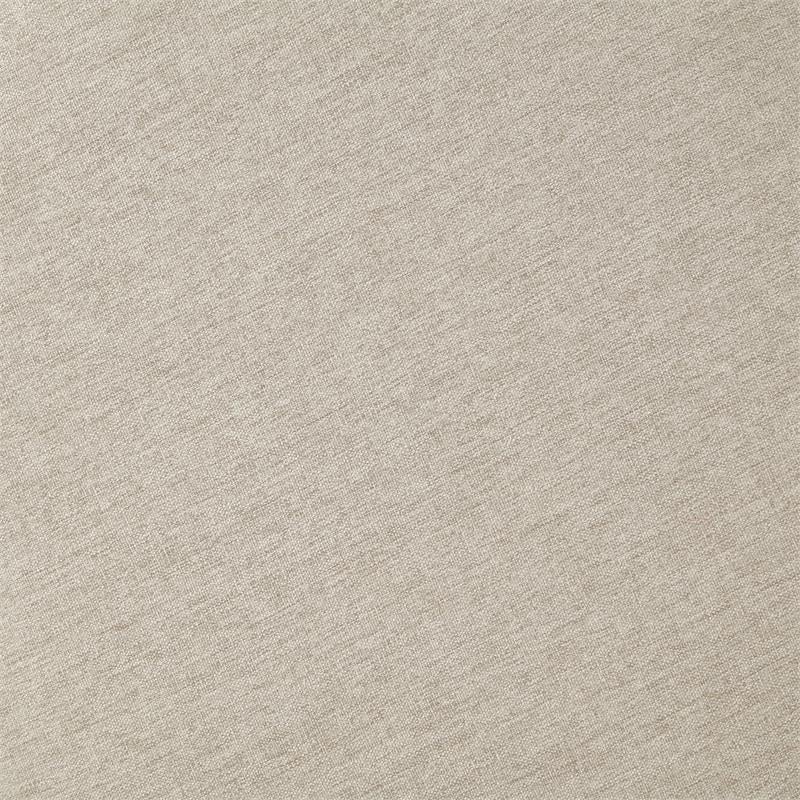 Jamil Ottoman Light Beige Linen 24.5L x 24.5W x 18.5H Upholstered Nailhead Trim