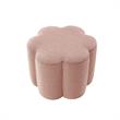 Jamil Ottoman Pink Linen 24.5L x 24.5W x 18.5H Upholstered Nailhead Trim