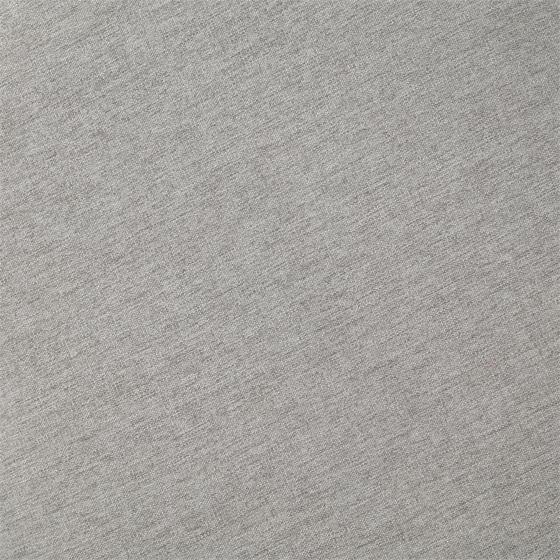 Jamil Ottoman Taupe Linen 24.5L x 24.5W x 18.5H Upholstered Nailhead Trim