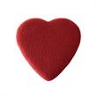 Katia Ottoman Red Sherpa 25.2L x 25.2W x 13.3H Upholstered Low Profile