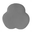 Kristin Ottoman Grey Velvet 28L x 28W x 17.7H Upholstered Storage