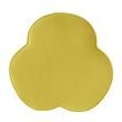 Kristin Ottoman Yellow Velvet 28L x 28W x 17.7H Upholstered Storage