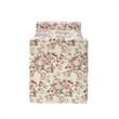 Khloee Bench Cluster Red Linen 50.2L x 19.6W x 22H Upholstered Square Arms