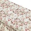 Khloee Bench Cluster Red Linen 50.2L x 19.6W x 22H Upholstered Square Arms