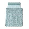Khloee Bench Indes Blue Ground Linen 50.2L x 19.6W x 22H Upholstered Square Arms
