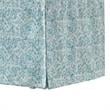 Khloee Bench Indes Blue Ground Linen 50.2L x 19.6W x 22H Upholstered Square Arms