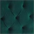 Koby Ottoman Emerald Green Velvet 36.4L x 25W x 17H Upholstered Button Tufted