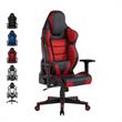 Posh Living Joann Faux Leather Game Chair Red