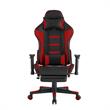 Posh Living Mari Faux Leather Game Chair Red
