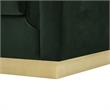 Posh Living Aylah Velvet 3 Seat Sofa Hunter Green