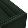 Posh Living Aylah Velvet Right Facing Chaise Sectional Sofa Hunter Green