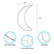 Posh Living Jakub Moon Accent Light LED Sign Battery-Powered