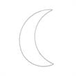Posh Living Jakub Moon Accent Light LED Sign Battery-Powered
