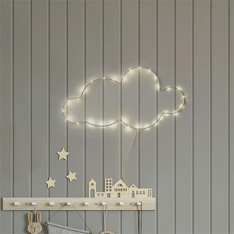 Posh Living Leopold Cloud Accent Light LED Sign Battery-Powered