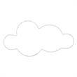 Posh Living Leopold Cloud Accent Light LED Sign Battery-Powered