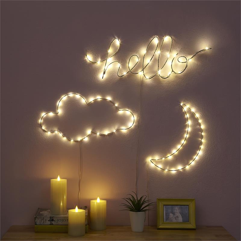 Posh Living Muhammed Hello Accent Light LED Sign Battery-Powered