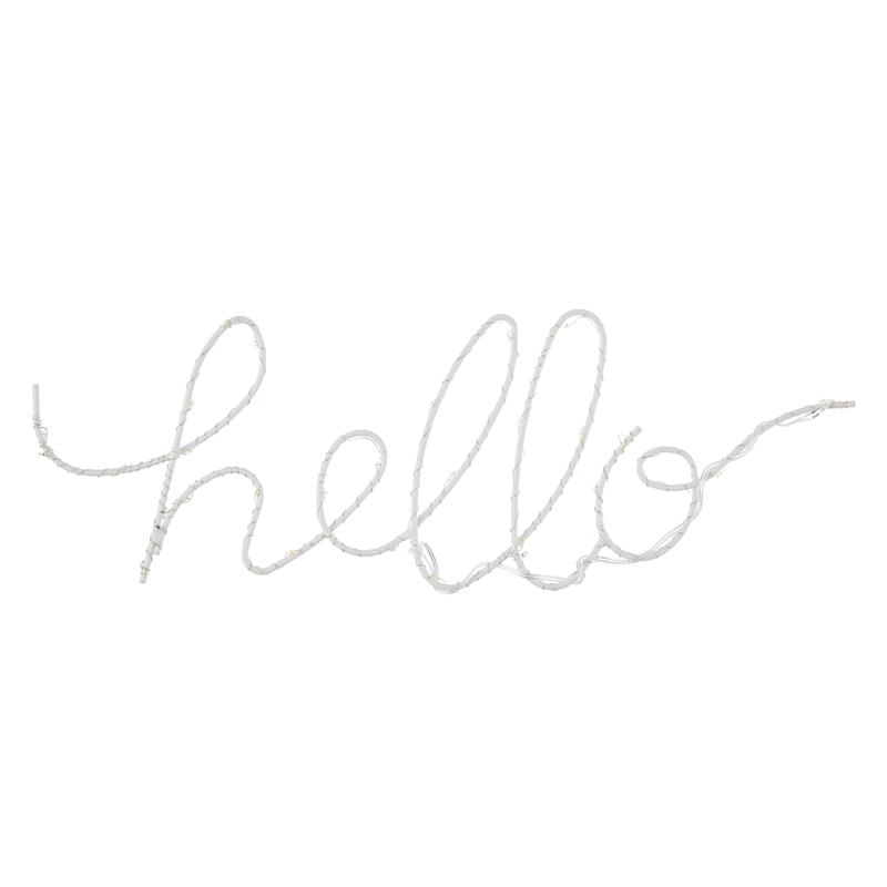 Posh Living Muhammed Hello Accent Light LED Sign Battery-Powered
