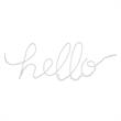 Posh Living Muhammed Hello Accent Light LED Sign Battery-Powered