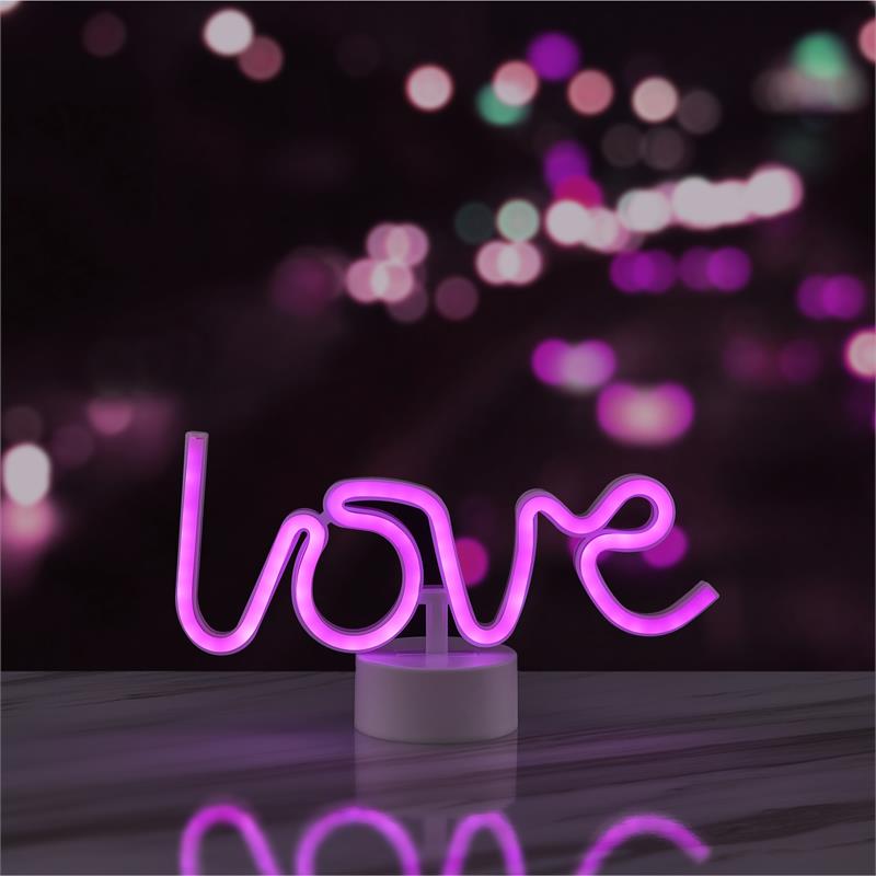Posh Living Nate Love Neon Sign Battery-Powered