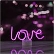 Posh Living Nate Love Neon Sign Battery-Powered