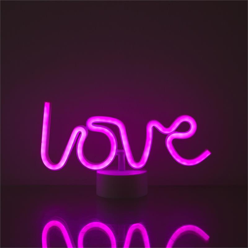 Posh Living Nate Love Neon Sign Battery-Powered