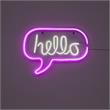 Posh Living Brynnlee Hello Neon Sign USB Powered